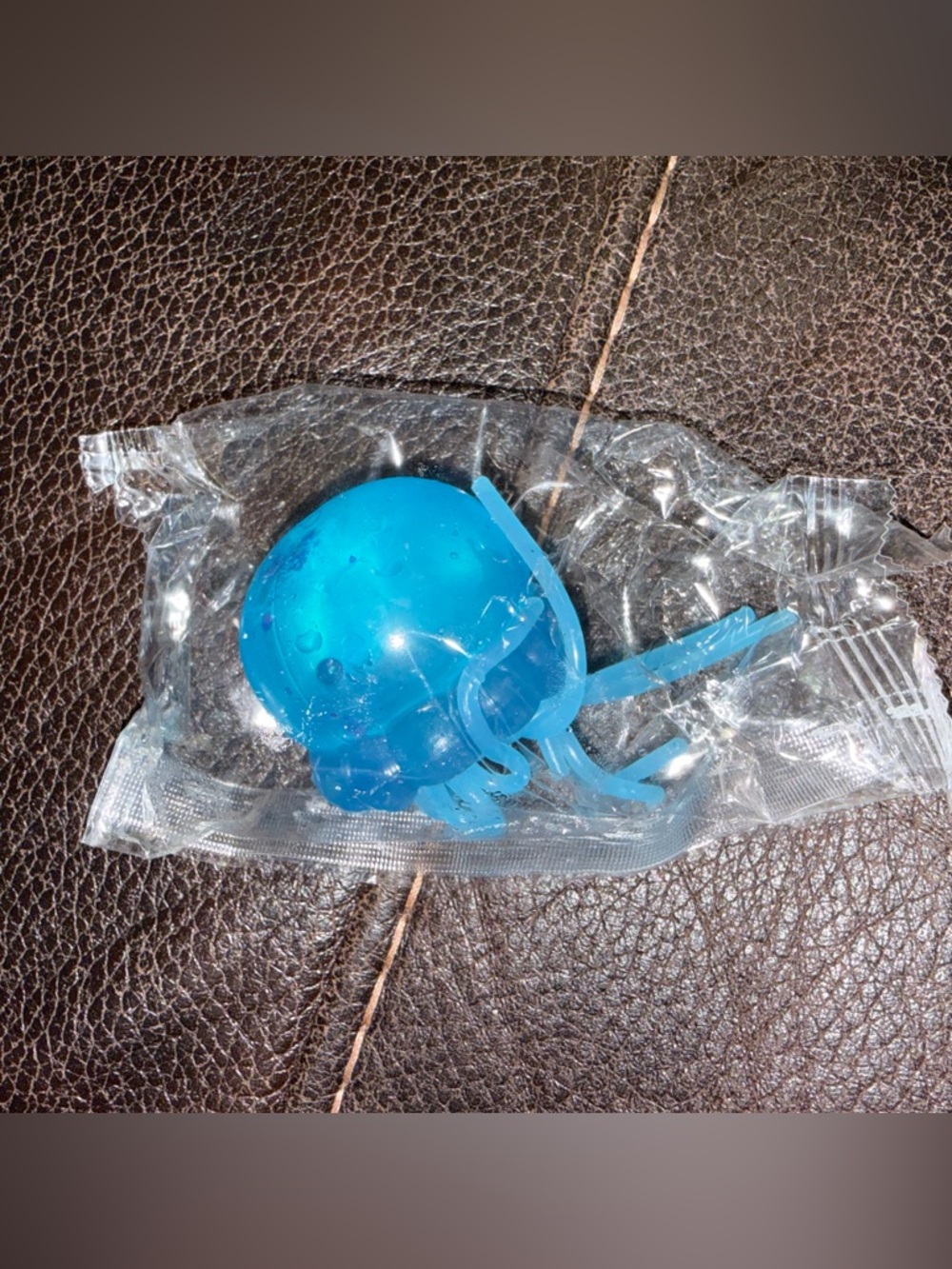 Blue Jellyfish squishy glitter